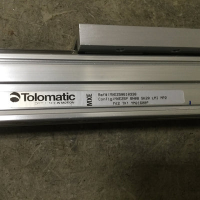 For Parts Tolomatic MXE25P Screw Drive Actuator, Stroke: 20", Shaft: 0.25", *For Parts*
