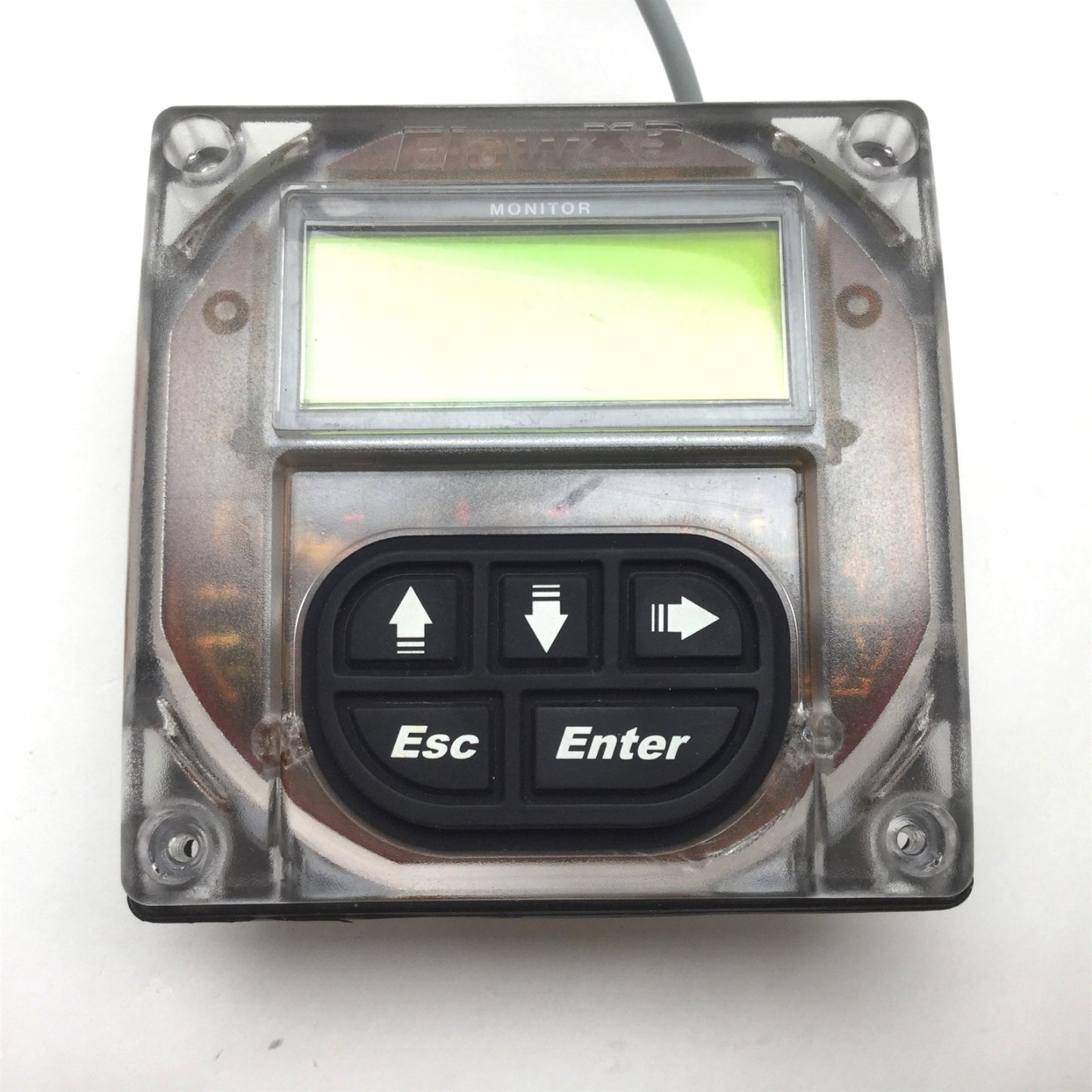Used FLS F3.01.H.01 Flow Sensor With F9.01 Flow Monitor, 12-24VDC