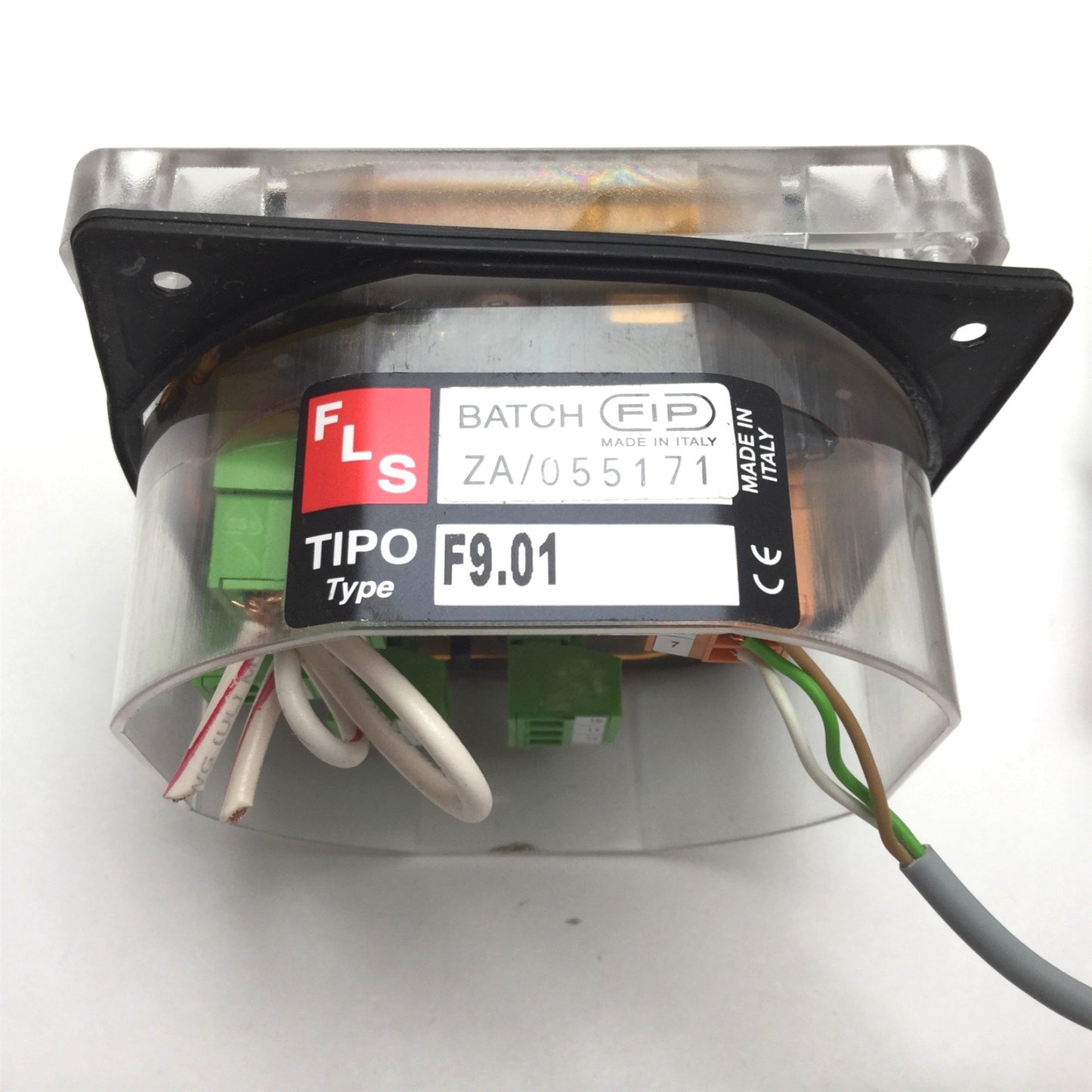 Used FLS F3.01.H.01 Flow Sensor With F9.01 Flow Monitor, 12-24VDC