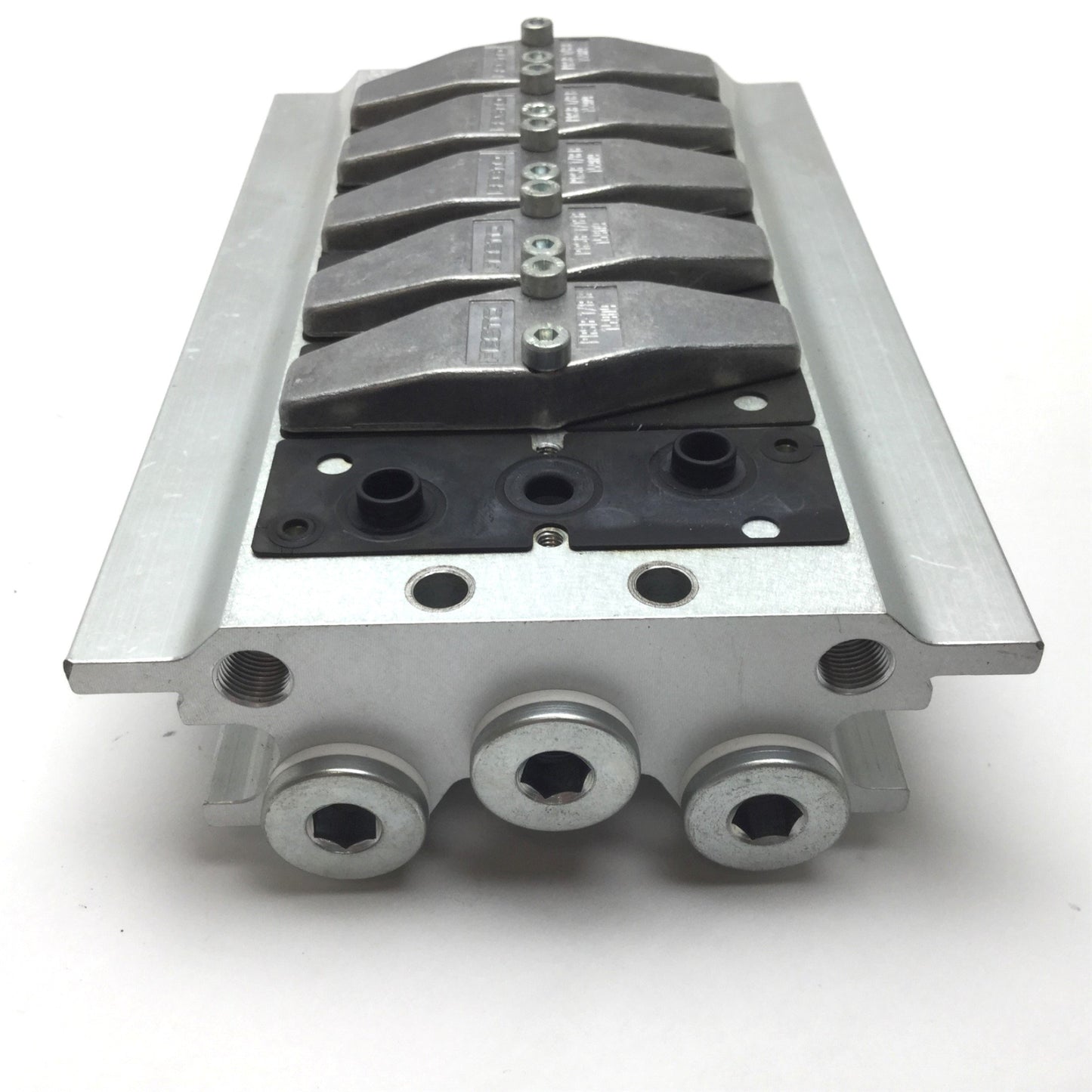 Used Festo PRS-1/8-6-BB Manifold for 6 Valves, Ports: G3/8, Pilot Ports: G1/8
