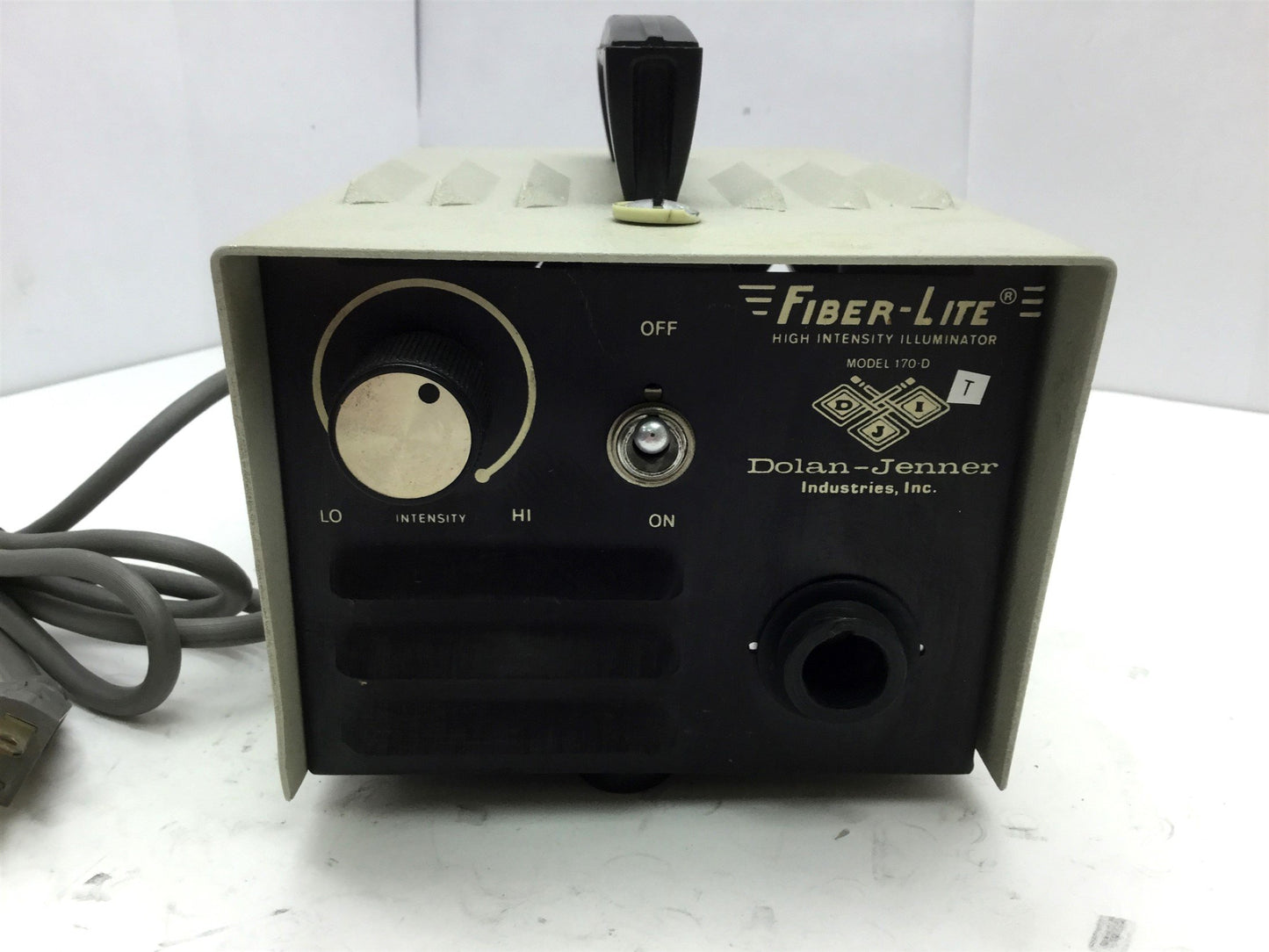 Used Dolan-Jenner 170-D Fiber-Lite High Intensity Illumination Output: 15mm, Lamp EKE