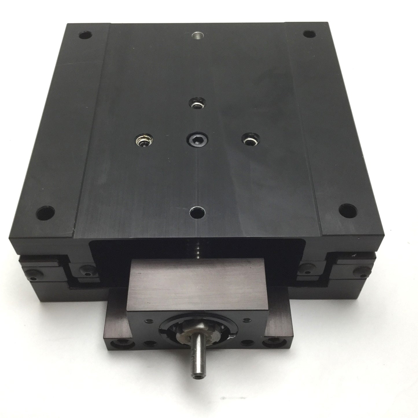 Used Parker 4945-04 Ball Bearing Positioning Table, Travel: 4", 6" x 6" Table, 100lbs