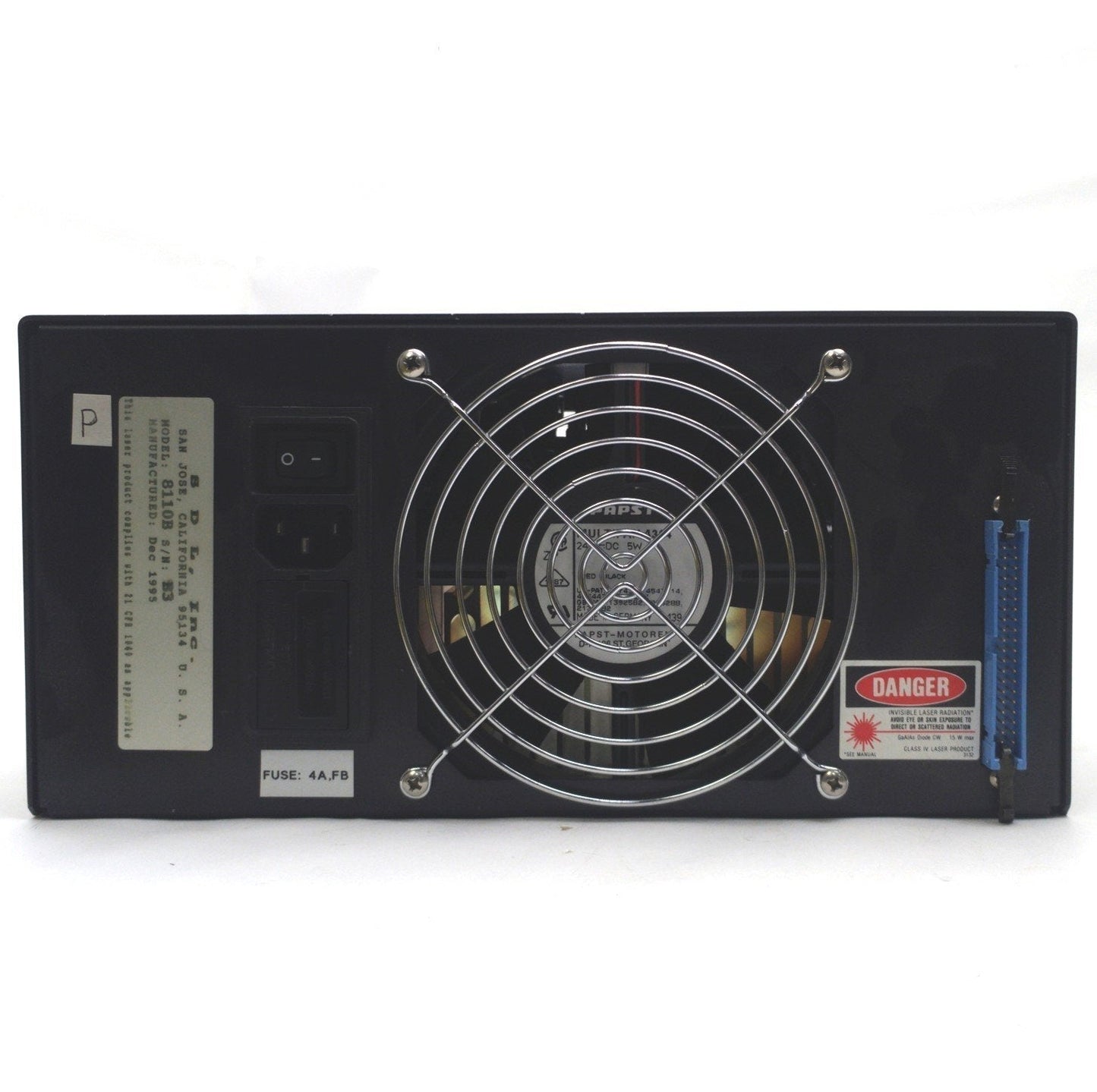 Used SDL 8110-B Fiber Optic Laser System, 50% Output, Diode, 10W, 808nm, 120VAC