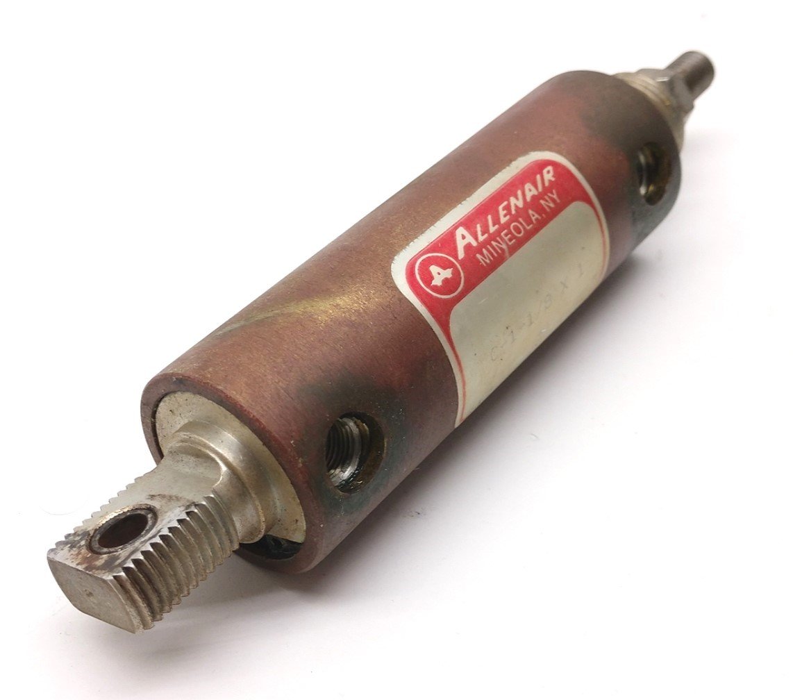 Used Allenair C-1-1/8 X 1 Pneumatic Cylinder, 1" Stroke, 1-1/8" Bore, 150PSI, 1/8"NPT