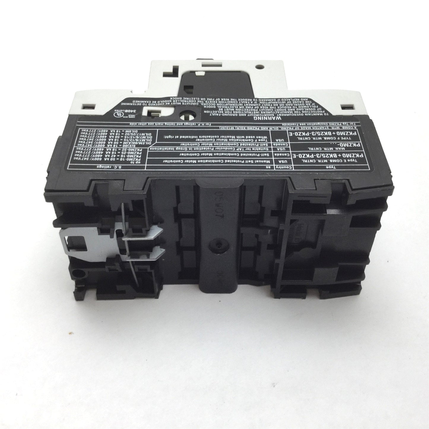 Used Moeller PKZM0-0,16 Motor Protector Circuit Breaker, Current Range: 0.1-0.16A