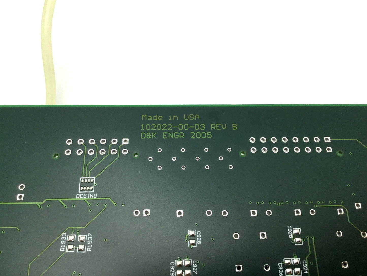 Used D&K Engineering 102020-00-01 Rev C Circuit Board From Sinterstation 2500 Plus
