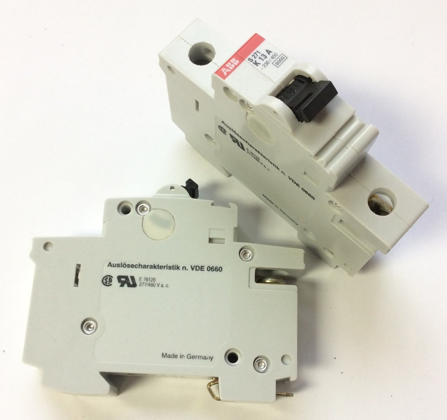 Used Lot of 14 ABB S271 Circuit Breakers 1-Pole, Rating: 230/400VAC, 1A 4A 6A 10A 13A