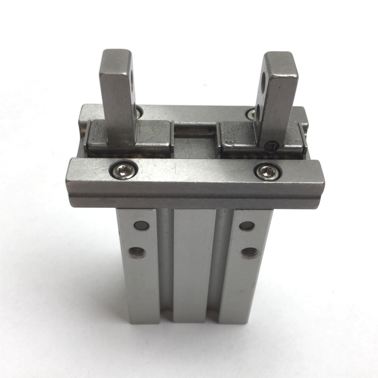 Used SMC MHZL2-16D Parallel Air Gripper, Stroke: 13mm, Bore: 16mm, 0.1-0.7MPa