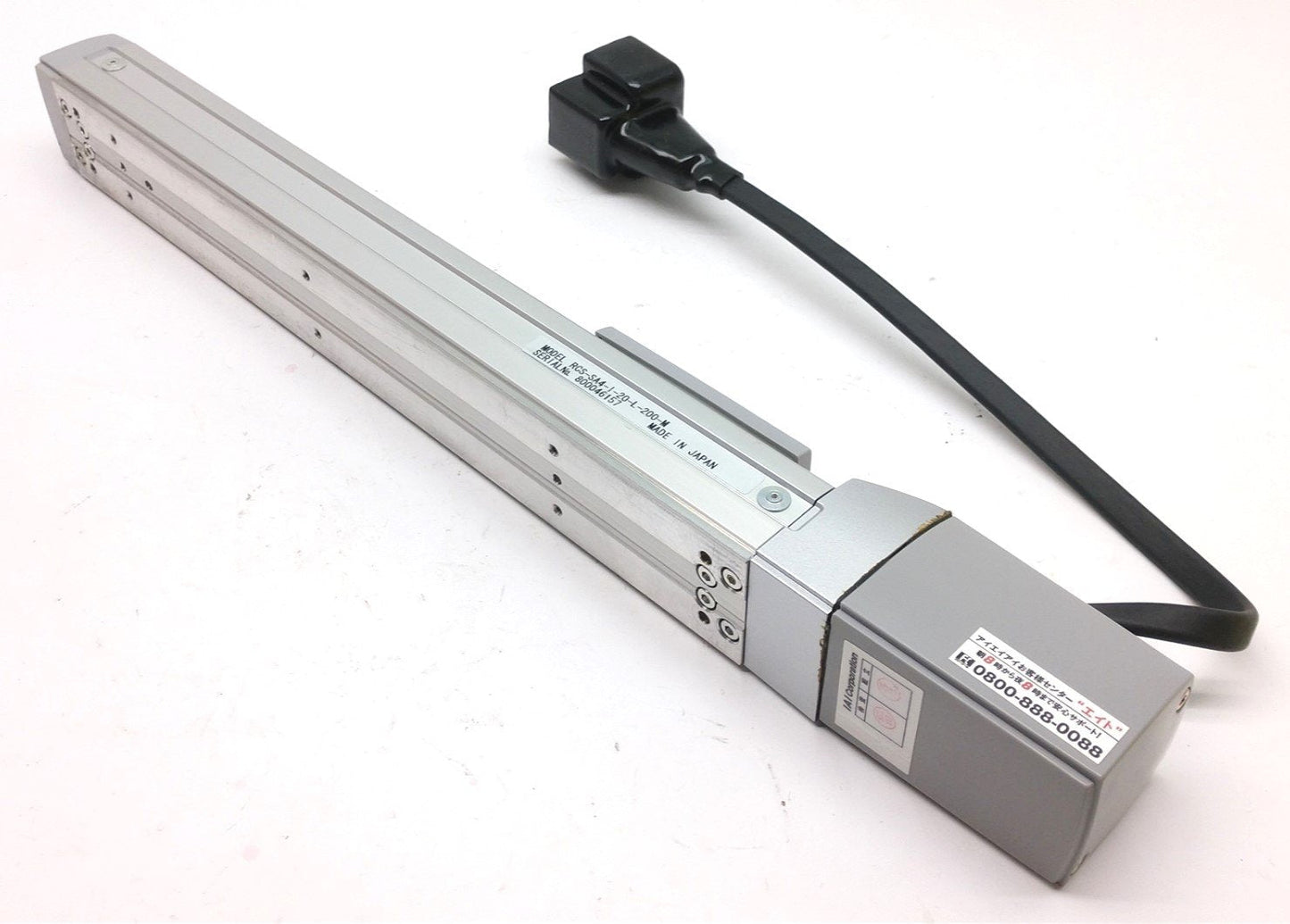 Used IAI Robo Cylinder RCS-SA4-I-20-L-200-N Slide Type, Width 40mm, With Cables