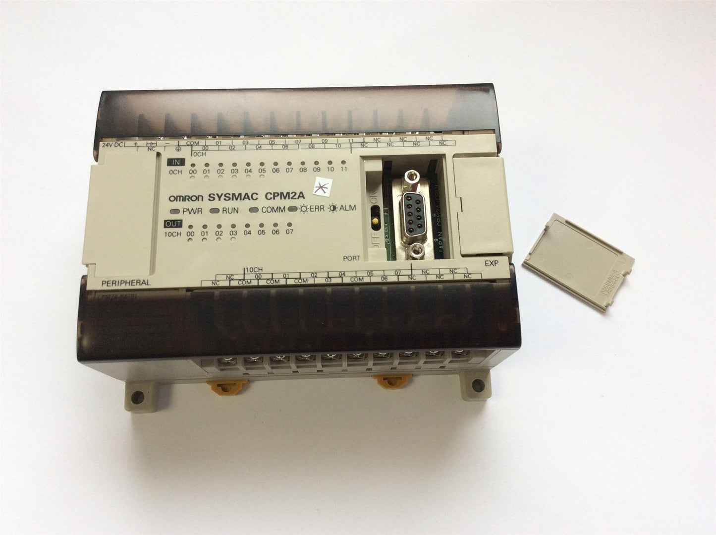 Used Omron CPM2A-20CDT-D SYSMAC Programmable Controller Input: 24VDC, Output: 30VDC