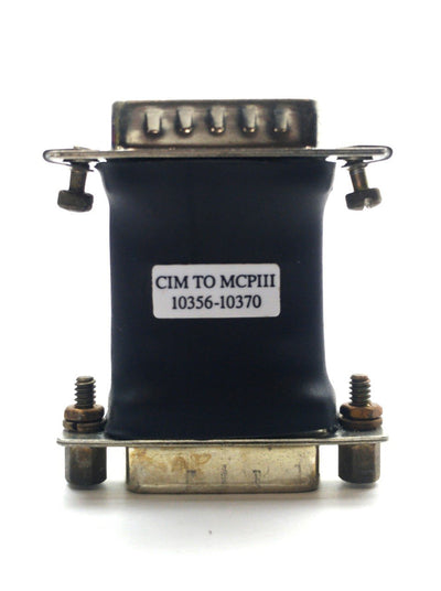 Used Adept 10356-10370 CIM to MCPII Teach Pendant Dongle, 15-Pin D-Sub Male/Female