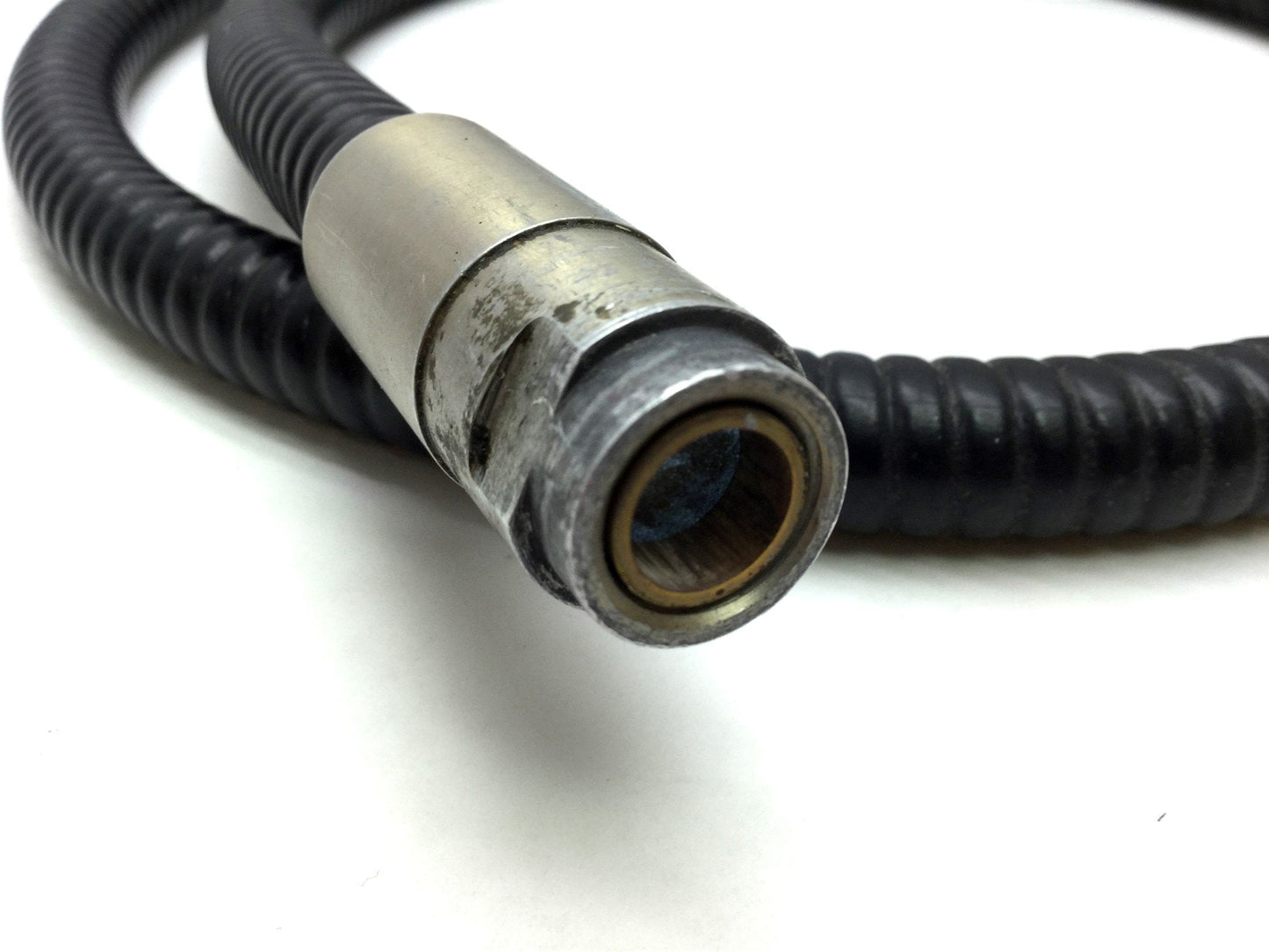 Used Leeds Fiber Optic Microscope Light Ring, ID: 50mm, 38" Length, 15.8mm Input