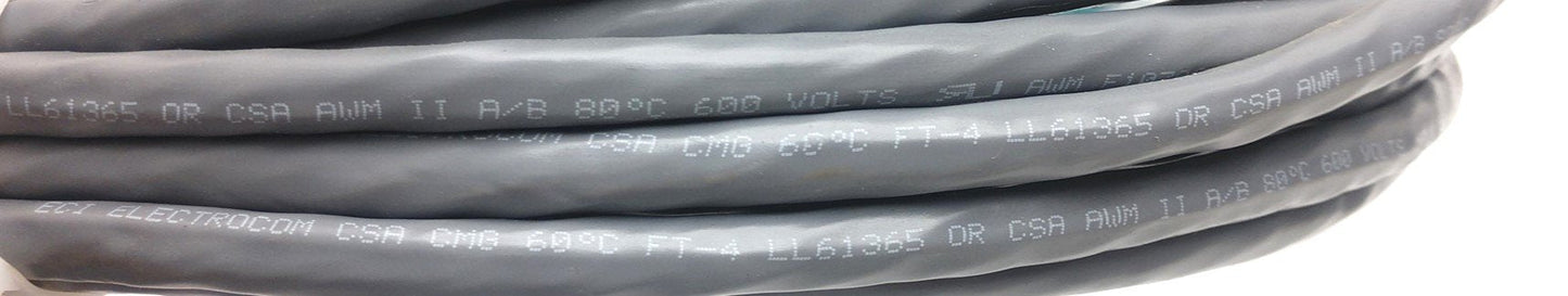Used Delco 35109 Cable ECI Electrocom CSA CMG FT-4 LL61365, Length: 39 Feet