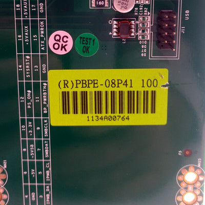 Used Portwell PBPE-08P41 Backplane PICMG 1.3 2x PCI-E x16 1x PCI-E x8 4x PCI 2x SATA