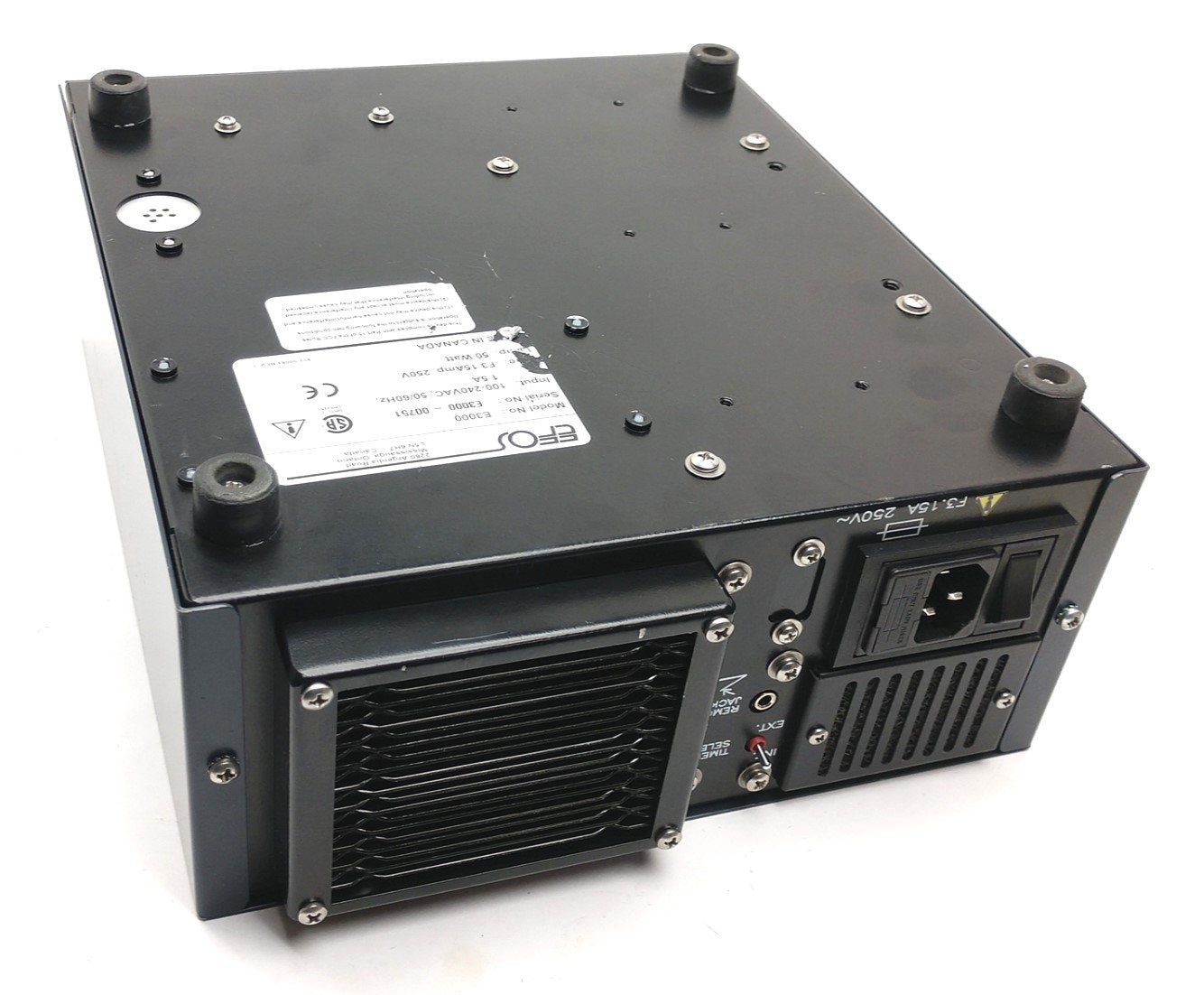 For parts or not working EFOS E3000 Lite UV Curing Light Source IN:100-240VAC, 50/60Hz, 1.5A * For Parts*