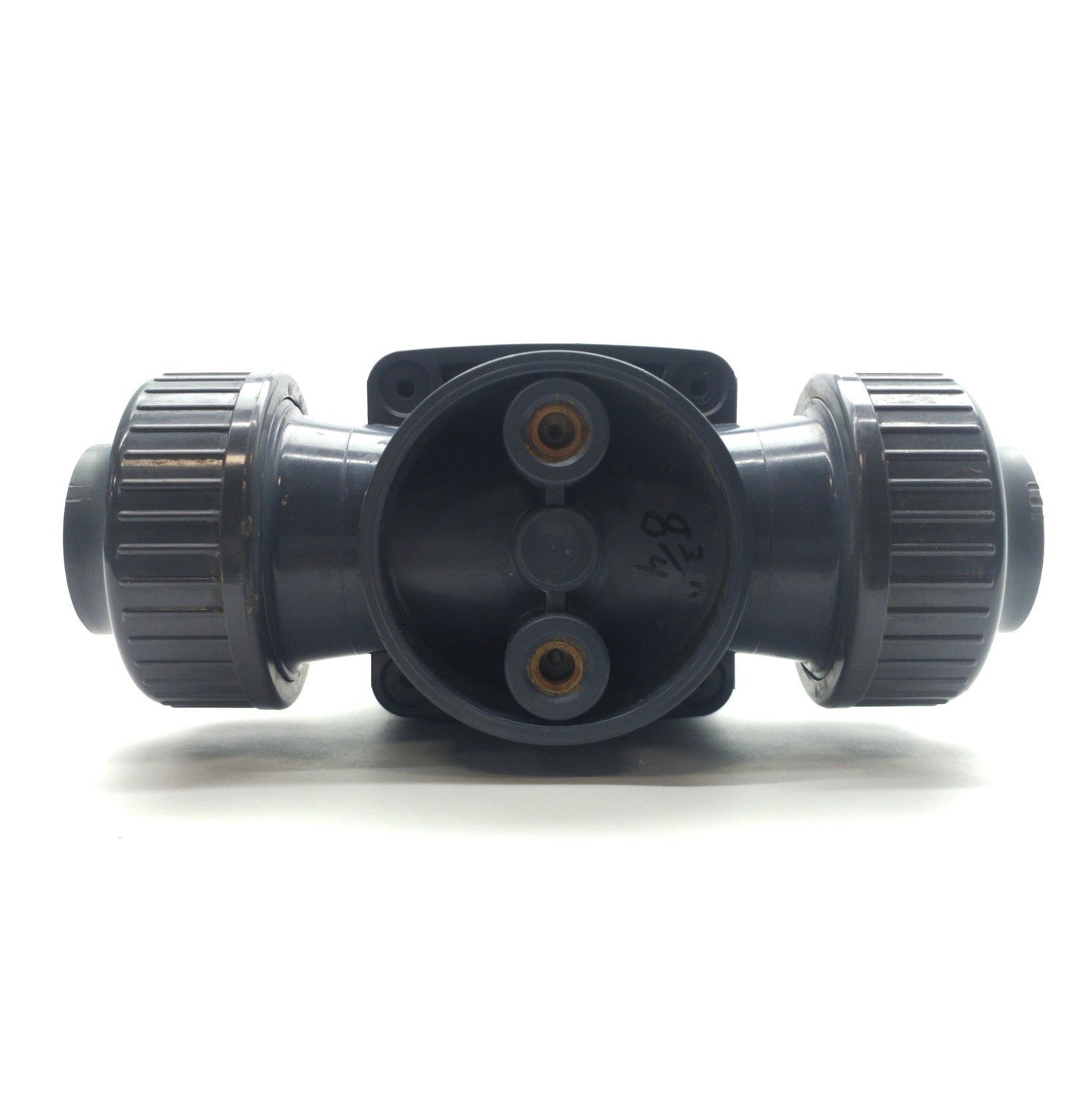 Used Burkert US07585 Solenoid Diaphragm Valve, 2-Way, NC/NO, 7-87PSI, 1"NPT , 24VDC