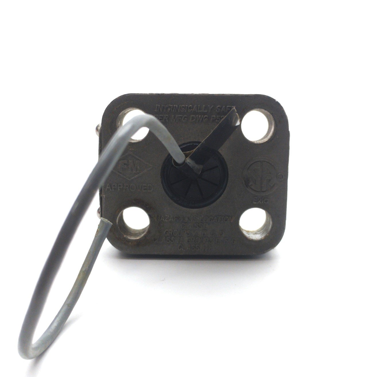 Used GF Signet P525-2 Metalex Flow Sensor, 1.6-20ft/s, 1.25-12" Pipe, 9-14Hz per ft/s