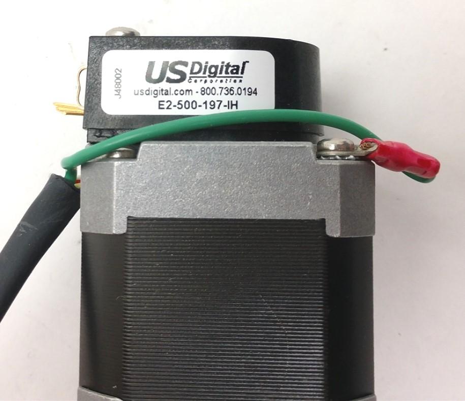 Used Applied Motion HT17-154 Step Motor With 17PL0160 Gearhead, Shaft Dia: 0.5"