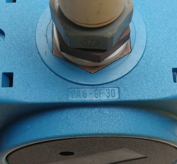 Used Festo PA6-GF-30 Pneumatic Regulator, w/Gauge: 1-11bar, 1/4" NPT, Max : 200 PSI