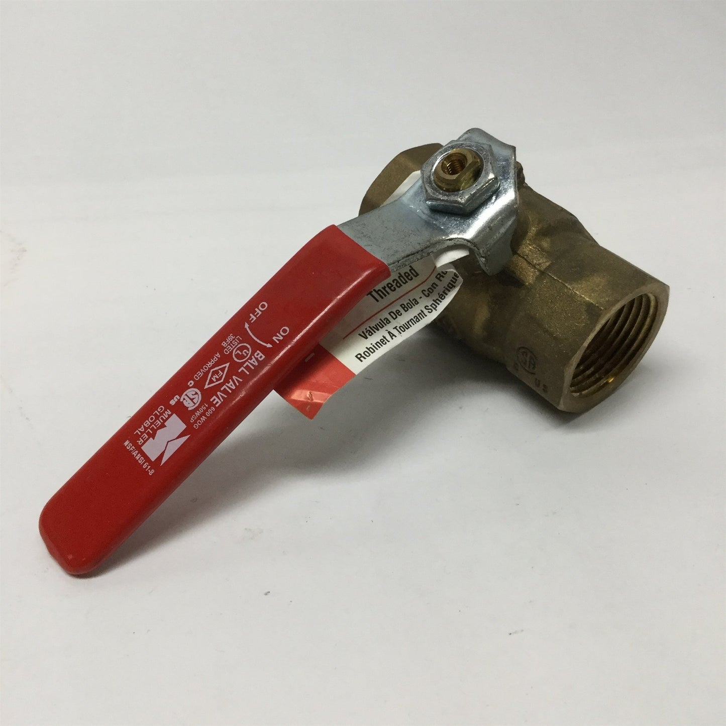 New Mueller 107-405 Full Port Brass Ball Valve 1", 600 PSI