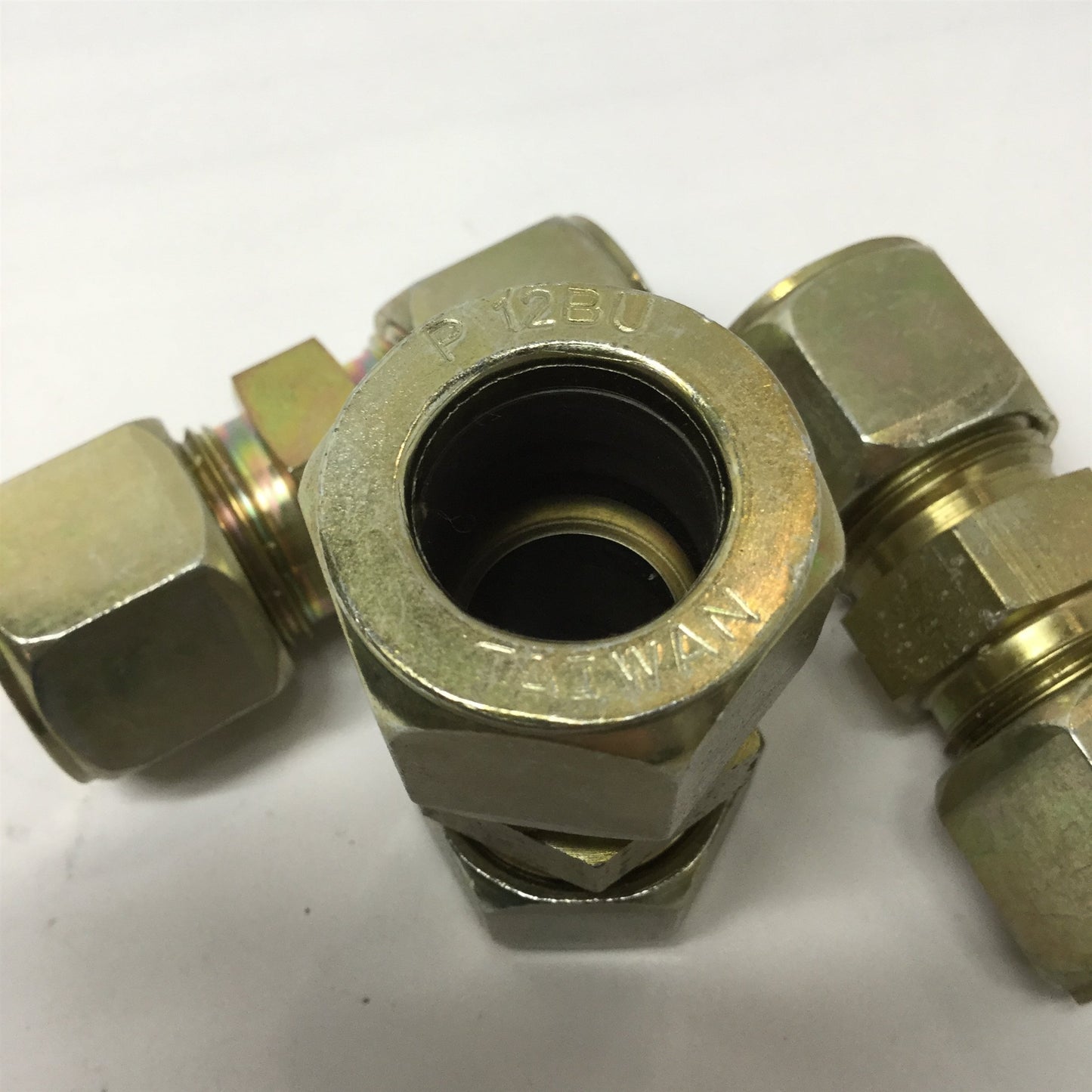 New – Open box Lot of 3 Parker 12 HBU-S Ferulok Hydraulic Flareless Union Connector 3/4" Tube