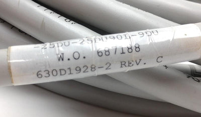 Used Aerotech 630D1928-2 Configured Brushless Motor Feedback Cable, Rev C, Length 17'