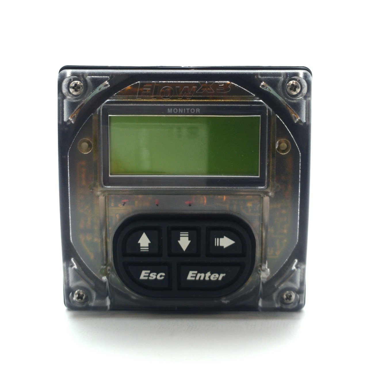 Used FLS F3.01.H.01 & F9.01 Flow X3 Sensor & Monitor .5-25ft/s 3x Relays 4-20mA Out