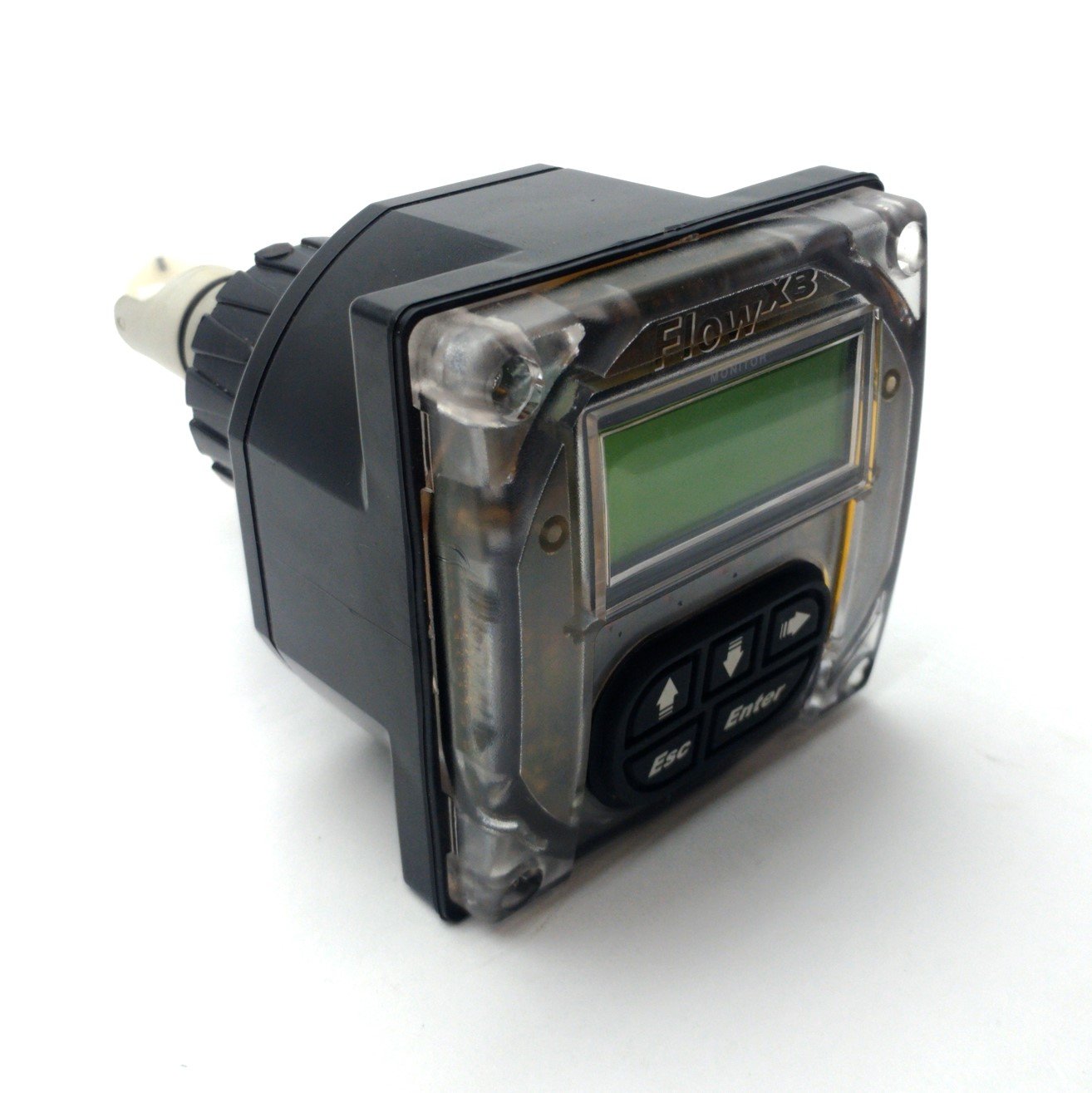 Used FLS F3.01.H.01 & F9.01 Flow X3 Sensor & Monitor .5-25ft/s 3x Relays 4-20mA Out