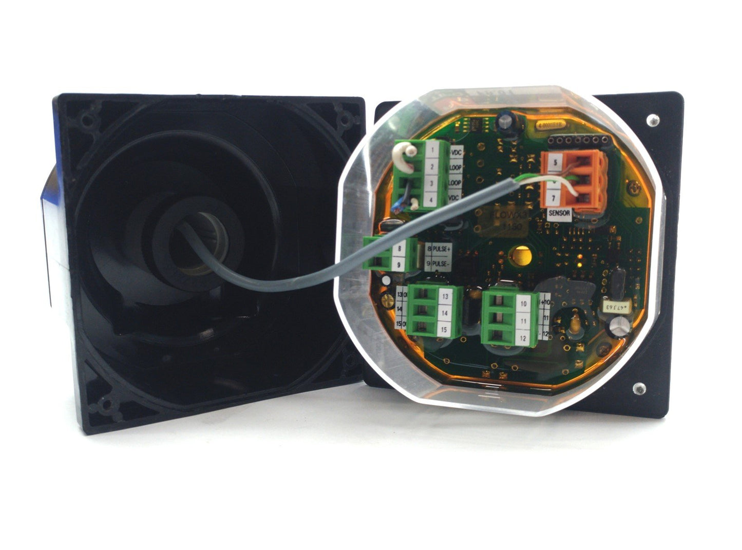 Used FLS F3.01.H.01 & F9.01 Flow X3 Sensor & Monitor .5-25ft/s 3x Relays 4-20mA Out