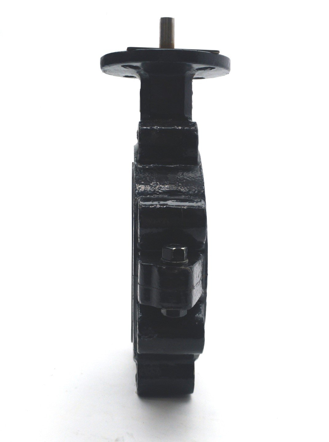 Used Crane 04 Centerline Butterfly Valve, 4", 1/4 Turn, EPDM/PTFE, 7 1/2" C2C Flange