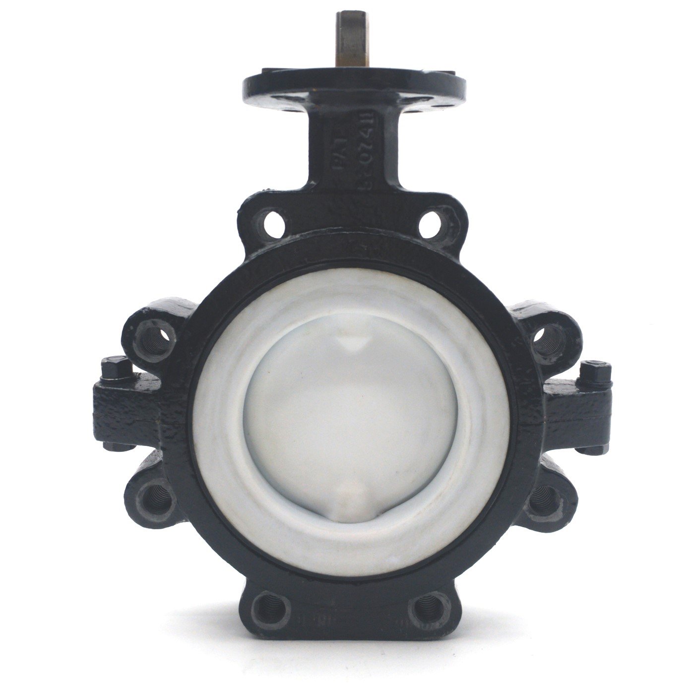 Used Crane 04 Centerline Butterfly Valve, 4", 1/4 Turn, EPDM/PTFE, 7 1/2" C2C Flange