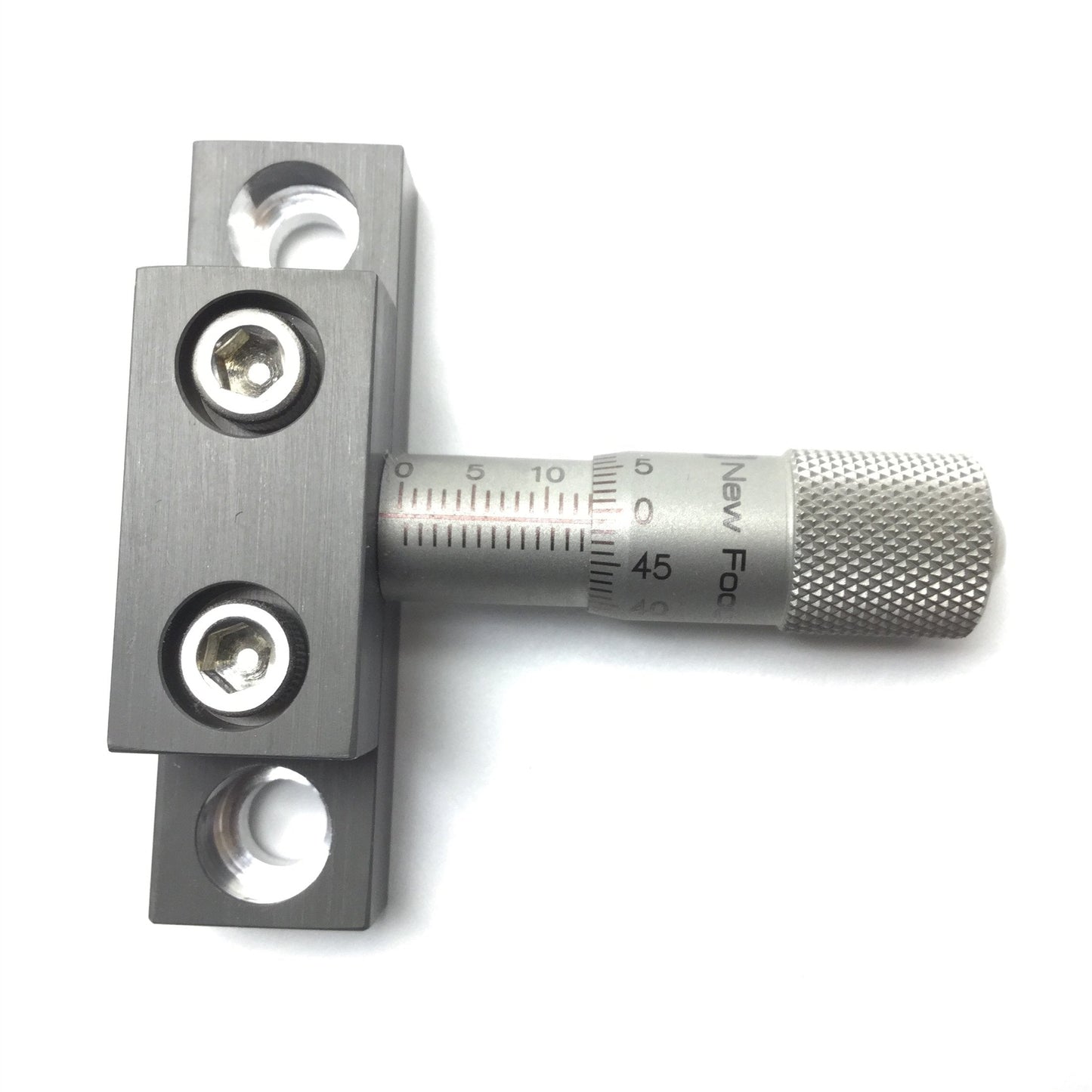 Used New Focus Micrometer Head, 13mm Travel, 0.001 Graduations, 0-13mm