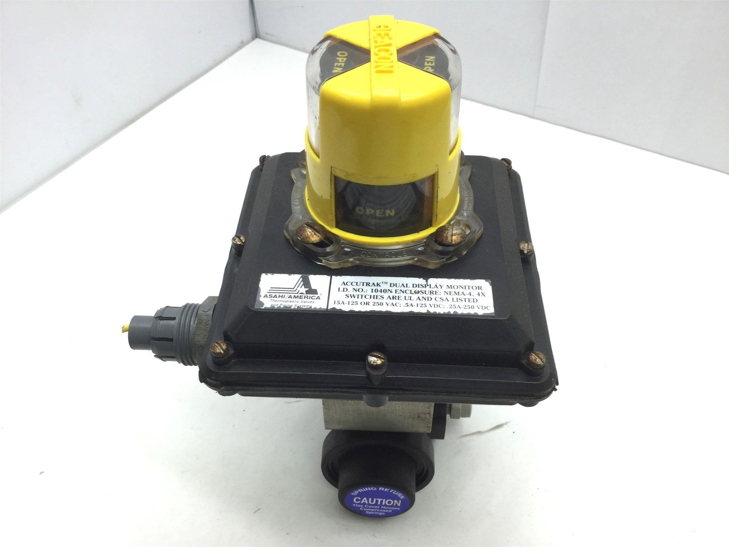 Used Asahi America AP79M2PSNST Plastic Pneumatic Actuator Spring Return Series 79P