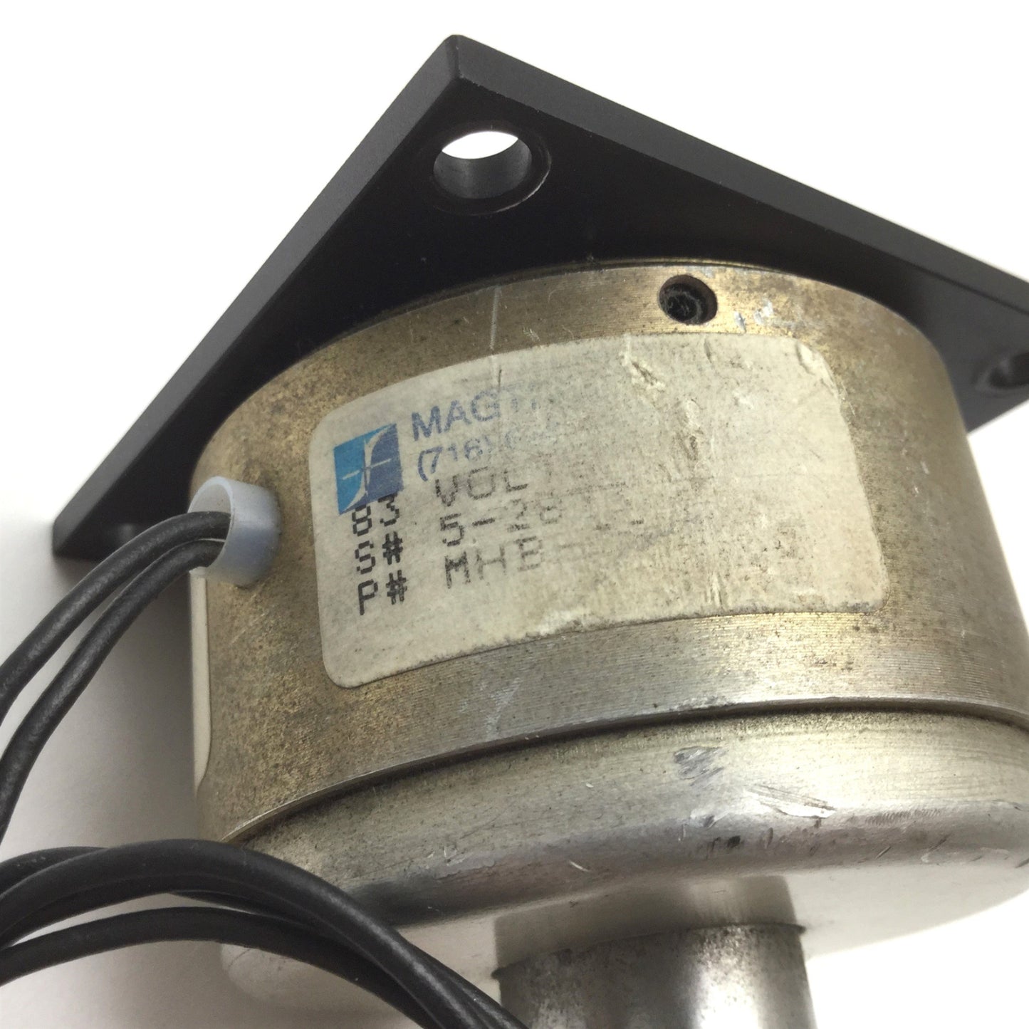 Used Magtrol MHB-38-1 Matched Hysteresis Brake, Voltage: 83VDC, Shaft: 0.25"