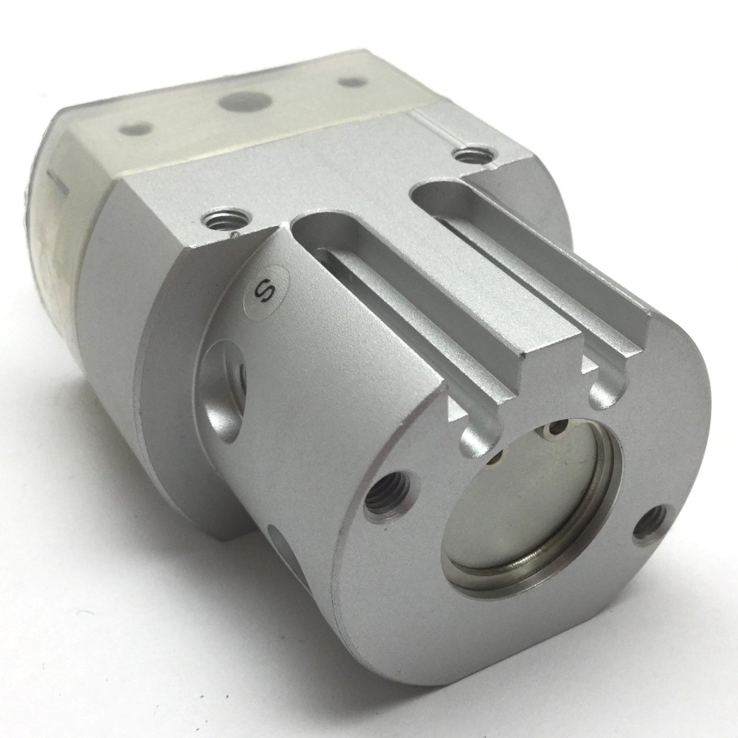 New – Open box SMC MHQJ2-20DS Pneumatic Gripper, Stroke: 10mm, Bore: 20mm, Ports: M5x0.8