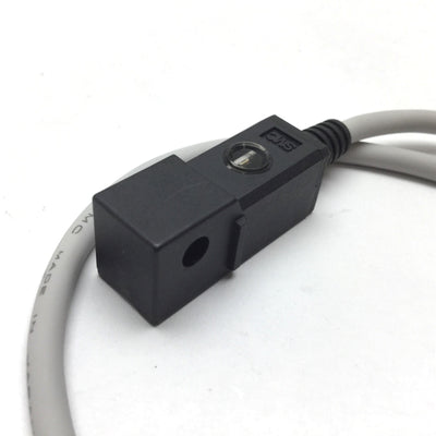 Used Lot of 2 SMC D-K59 Cylinder Switch, 2-Wire, Load: 24VDC 5-40mA, 0.5m Cable