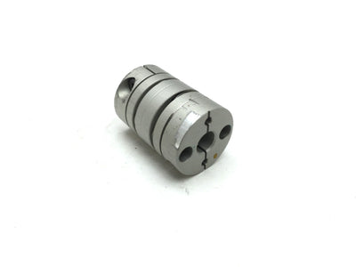 Used Precision Flexible Servo Coupling, ID: 3/16", OD: 5/8", L: 0.9" Integral Clamp