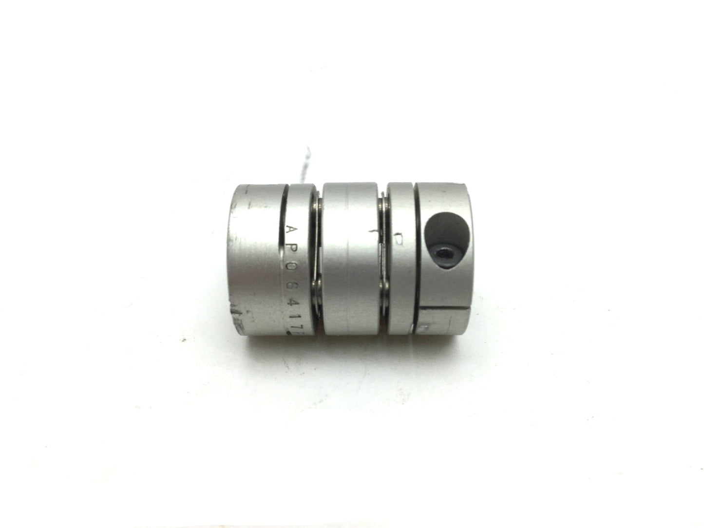 Used Precision Flexible Servo Coupling, ID: 3/16", OD: 5/8", L: 0.9" Integral Clamp