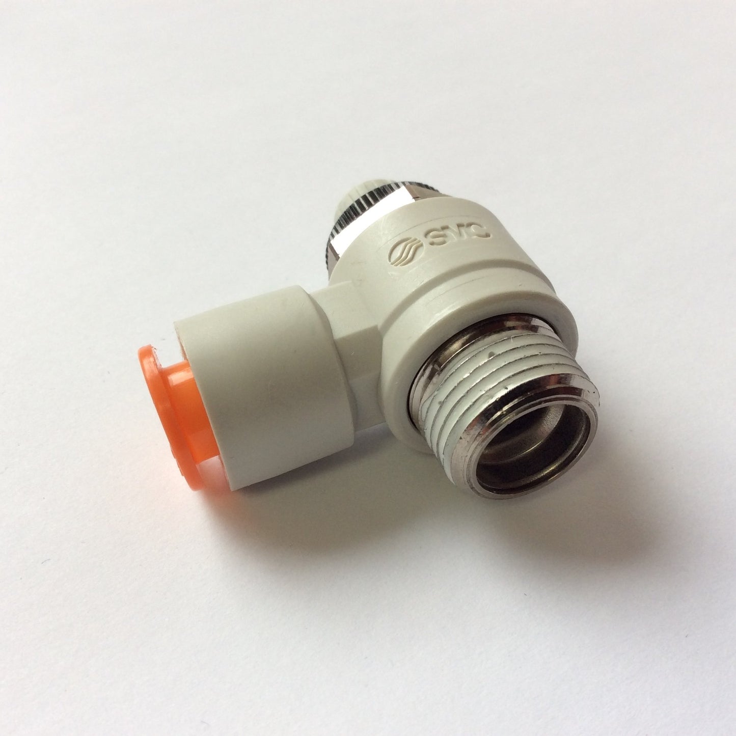 New – Open box Lot of 5 SMC AS3211F-N03-11S-J Pneumatic Flow Control Elbow Fitting 3/8" x 3/8"