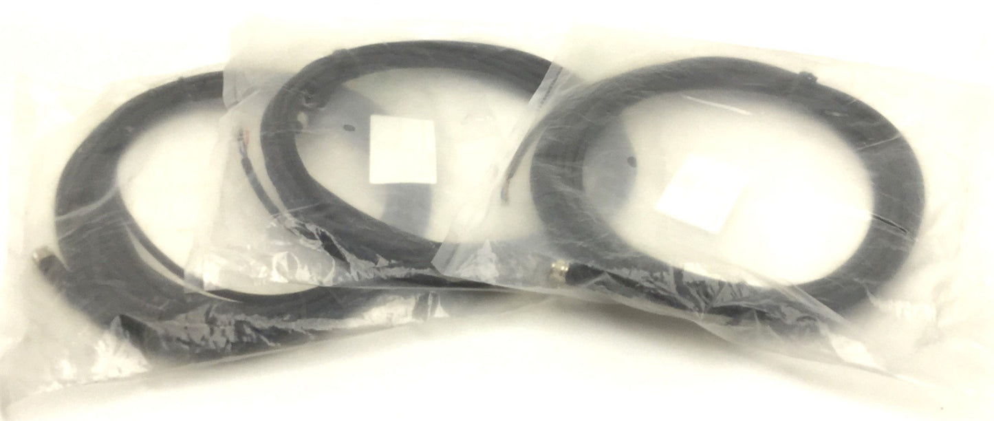 New Lot of 3 Parker 4041 Quick Connector Magnetic Sensor Cable, 3-Pin Female