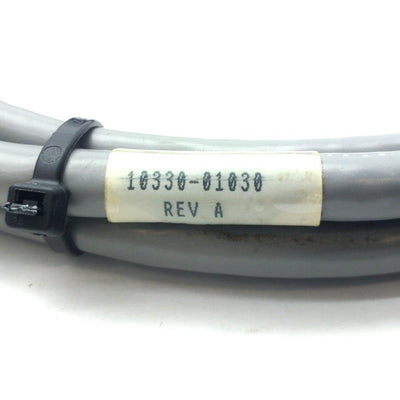 Used Adept 10330-01030 Rev. A Robot Front Panel Cable Assembly, 26-Pin D-Sub, 6' Long