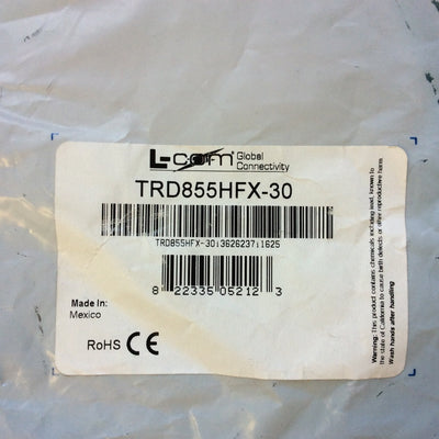 New L-Com TRD855HFX-30 High Flex Ethernet Cable, Shielded 5e, RJ45 / RJ45, 30 Feet