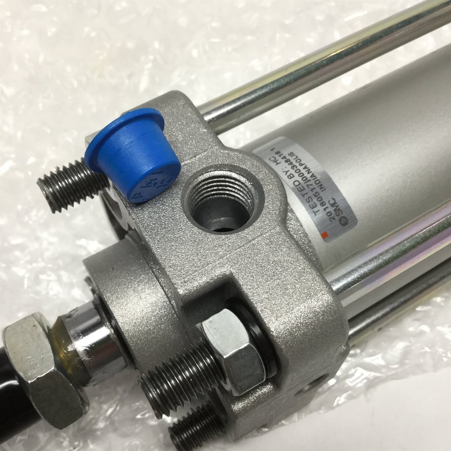 New SMC CDA2F40-553 Tie Rod Air Cylinder, Magnetic Piston, 40mm Bore, 553mm Stroke