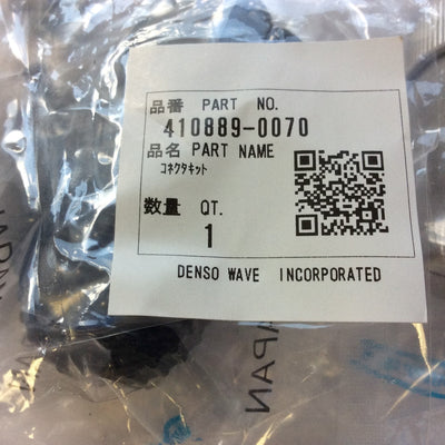New Denso Wave Inc. 410889-0070 Connector Set, 410877-0170 & 410877-0420 Round Plug