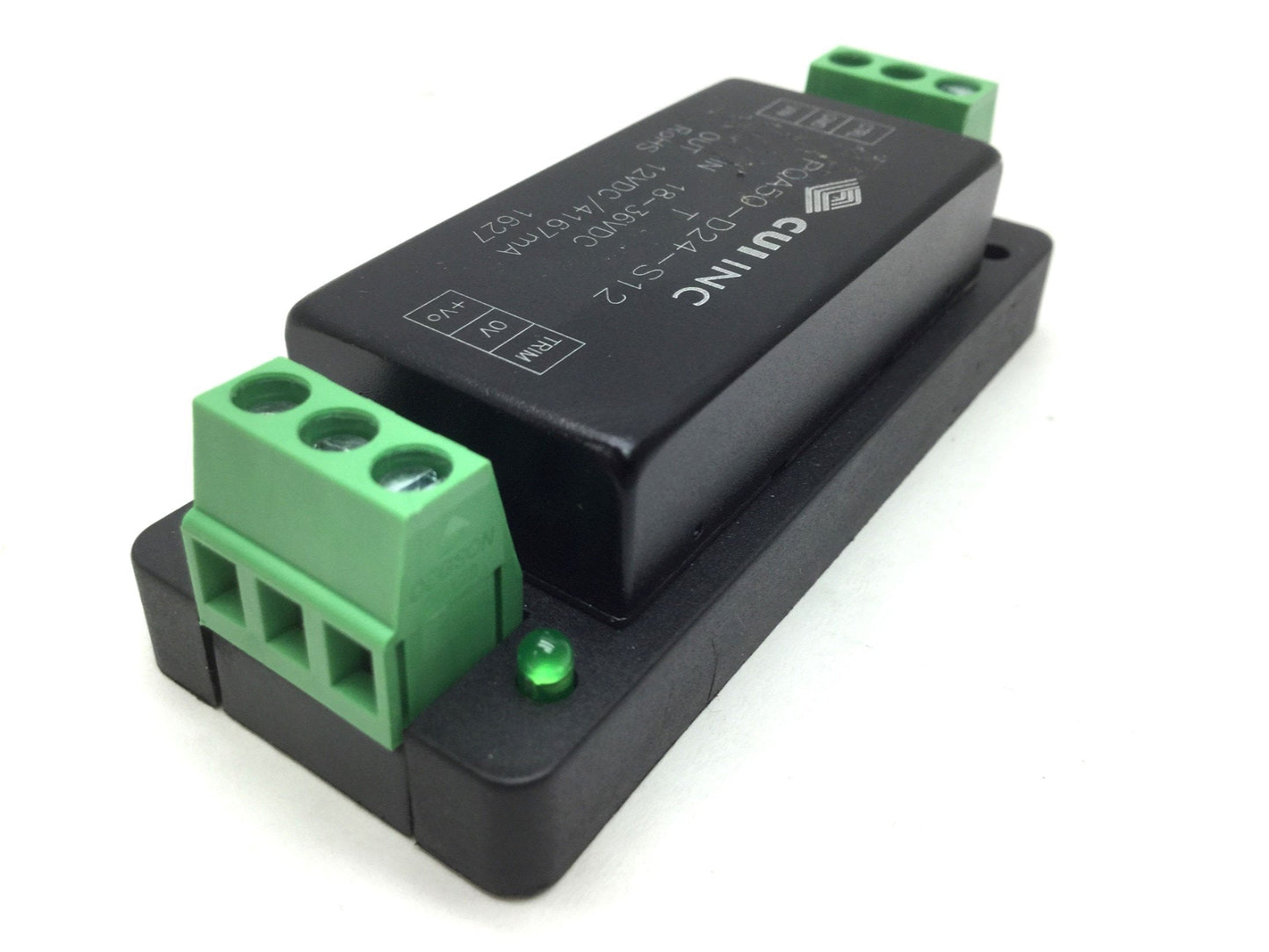 Used CUI Inc. PQA50-D24-S12-T DC to DC Converter, Input 18-36VDC, Output 12VDC 4167mA