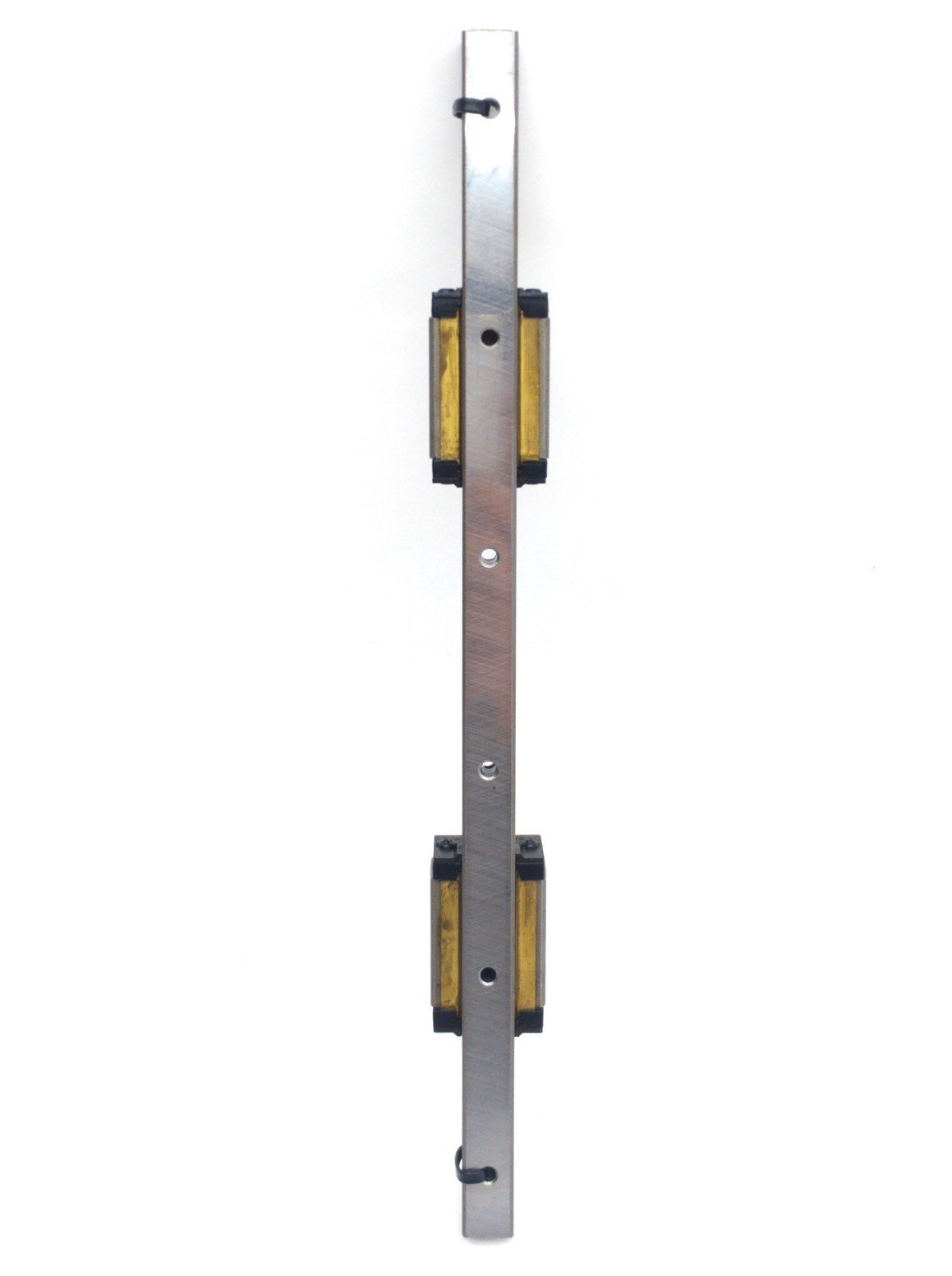 Used NSK LY15-79-024 Two Linear Bearing Blocks on Rail, 34 x 40mm Blocks, 340mm Rail