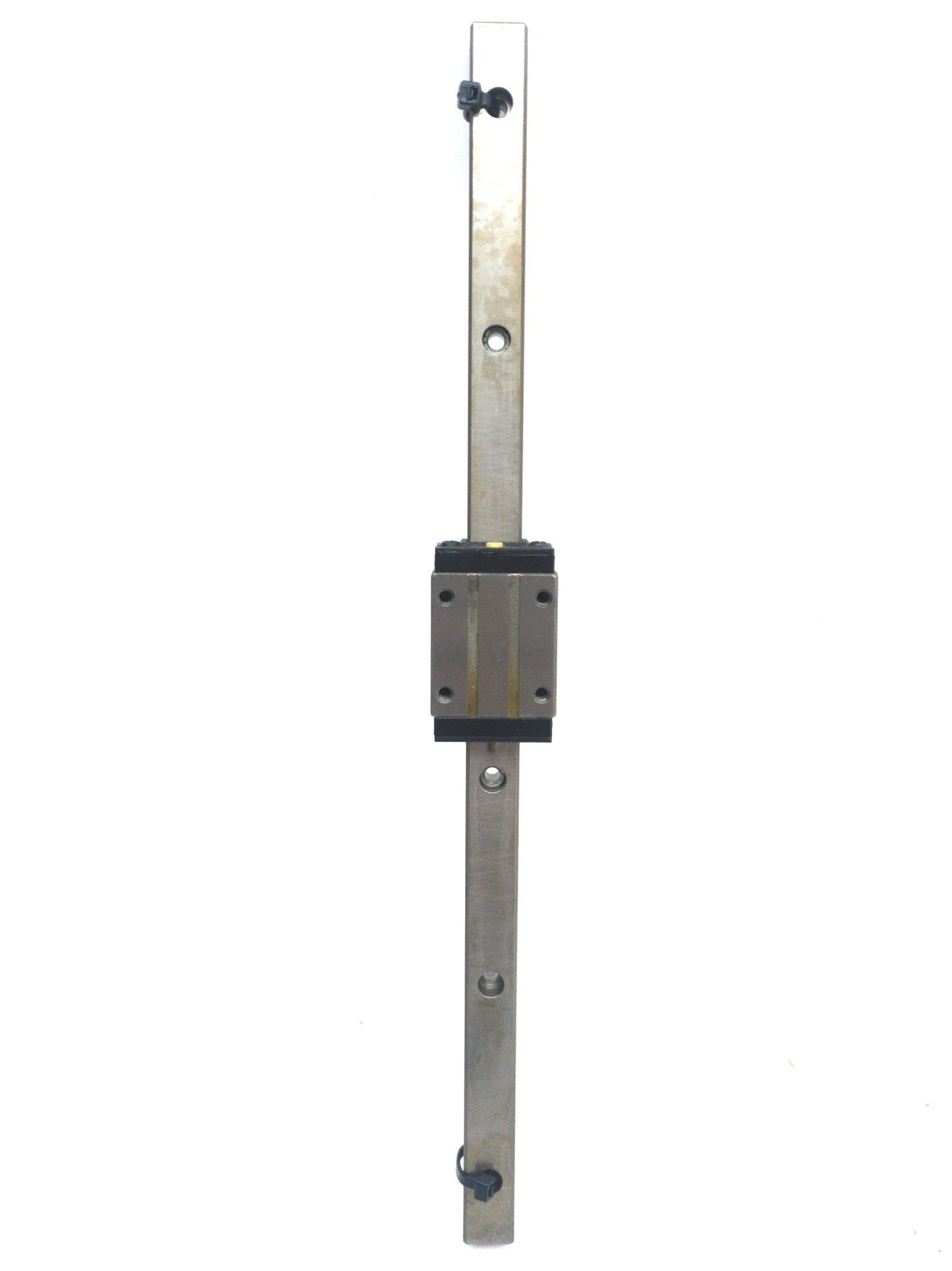 Used NSK LY15-79-024 Linear Bearing Block on Rail, 34 x 40mm Blocks, 340mm Rail