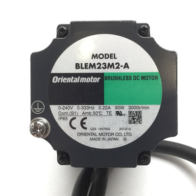 Used Oriental Motor BLEM23M2-A DC Motor, Voltage: 0-240V, Frequency: 0-333Hz, 30W
