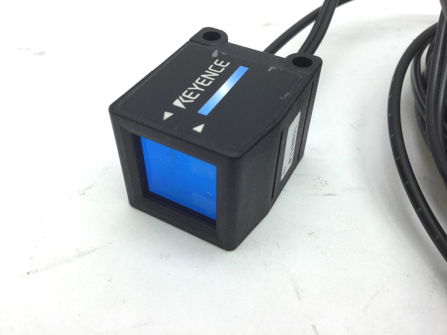 Used Keyence CA-H72 Reflective Sensor Head, Red Light, Detection Area: 15mm, Min: 3mm