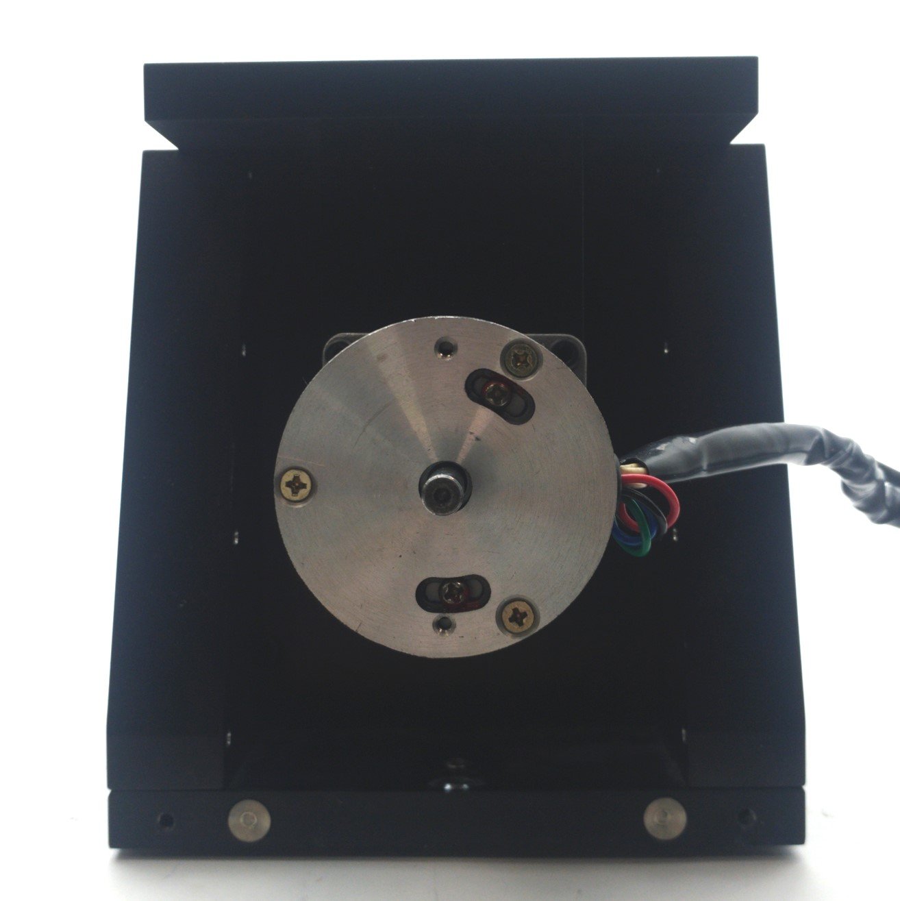 Used Visicon Rotary Stage w/Servo Motor & Encoder 5 13/16" Stage .0005° FineScan 80